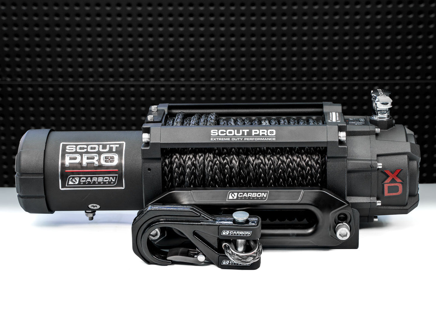 Carbon Scout Pro - 15000lb V3 Winch - BYO Hook