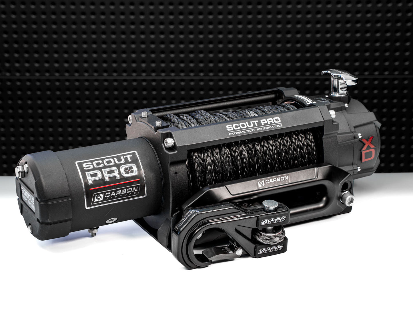 Carbon Scout Pro - 15000lb V3 Winch - BYO Hook