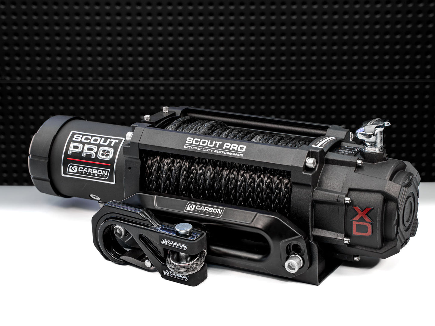 Carbon Scout Pro - 15000lb V3 Winch - BYO Hook