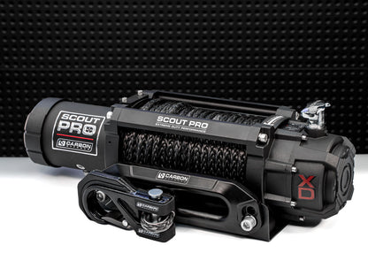 Carbon Scout Pro - 15000lb V3 Winch - BYO Hook
