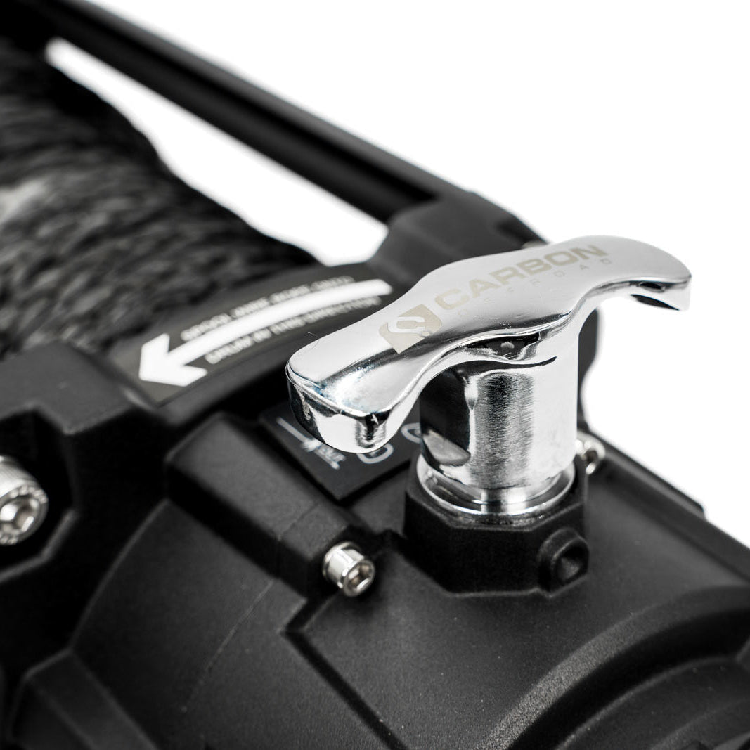 Carbon 12K - 12000lb Winch V3X with MegaPro Hook