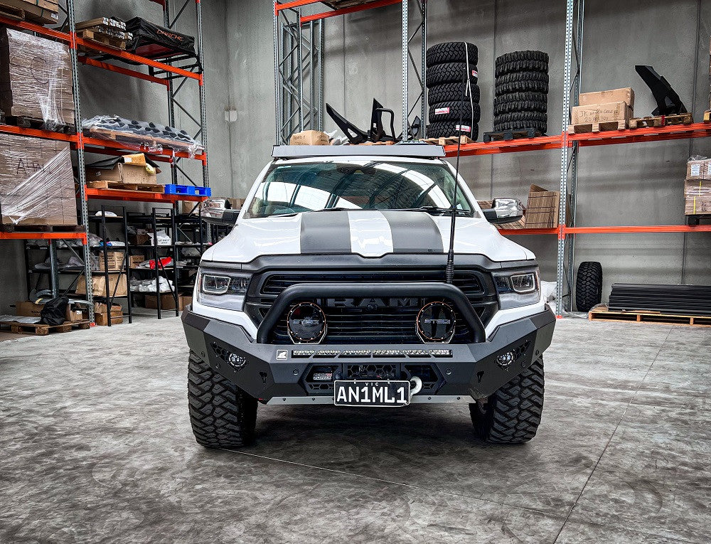 DT ram Predator bar with optional light and round hoop