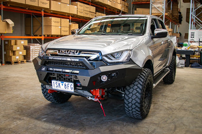 2021 Dmax Predator bar fitted with optional stealth hoop and twin light bars