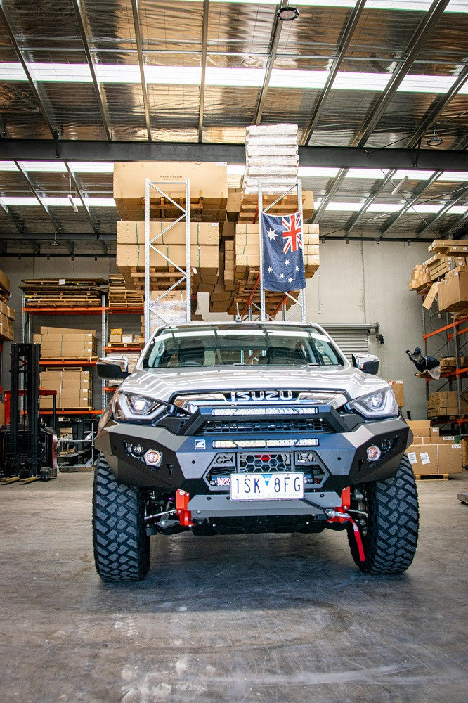 2021 Dmax Predator bar fitted with optional stealth hoop and twin light bars