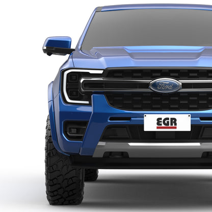 Close frontal view of Ford Ranger RA with installed EGR Fender Flares