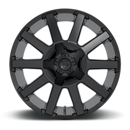 Fuel 1PC D437 CONTRA 20x9 150 +1 Satin Black