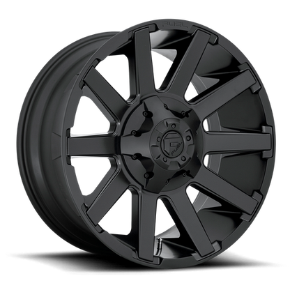 Fuel 1PC D437 CONTRA 20x9 5.5 +19 Satin Black