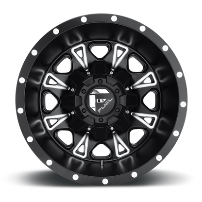 Fuel 1PC D513 THROTTLE 17x6.5 8x165.1 -140 Matte Black Milled
