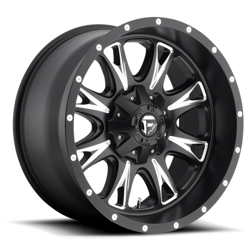 Fuel 1PC D513 THROTTLE 20x9 5.5 +20 Matte Black Milled