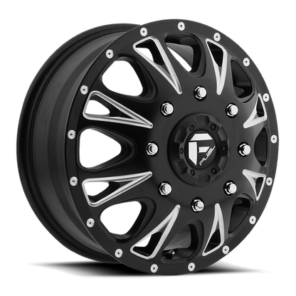 Fuel 1PC D513 THROTTLE 17x6.5 8x200 +129 Matte Black Milled