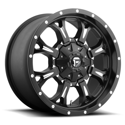 Fuel 1PC D517 KRANK 20x10 8x165.1 -12 Matte Black Milled