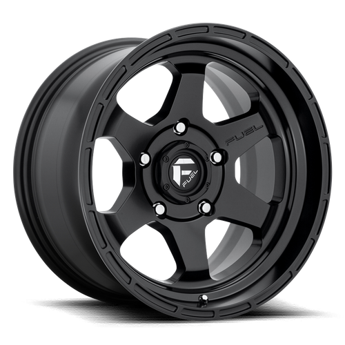 Fuel 1PC D664 SHOK 20x9 6x139.7 +19 Matte Black