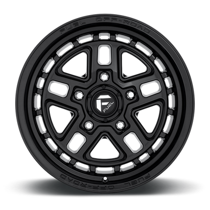 Fuel 1PC D667 NITRO 17x9 5x127 -12 Matte Black