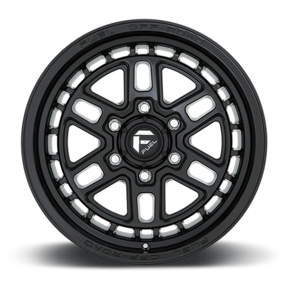 Fuel 1PC D667 NITRO 17x9 6x139.7 +1 Matte Black
