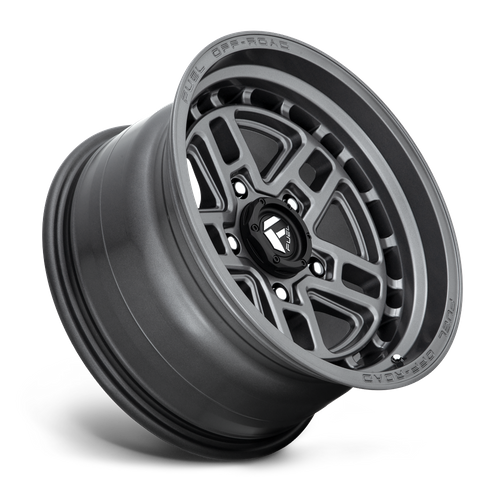 Fuel 1PC D668 NITRO 17x9 5x127 -12 Matte Gun Metal