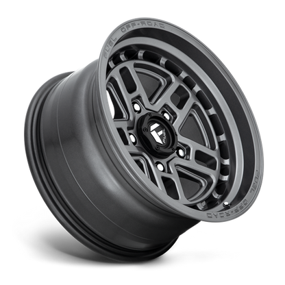 Fuel 1PC D668 NITRO 17x9 5x127 -12 Matte Gun Metal