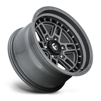 Fuel 1PC D668 NITRO 17x9 6x139.7 -12 Matte Gun Metal