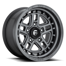 Fuel 1PC D668 NITRO 17x9 5x127 -12 Matte Gun Metal