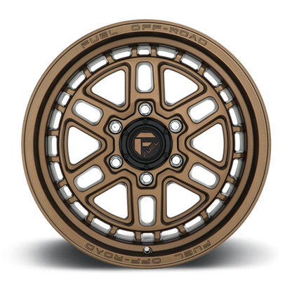 Fuel 1PC D669 NITRO 17x9 6x139.7 +1 Matte Bronze