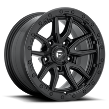 Fuel 1PC D679 REBEL 17x9 6x114.3 +1 Matte Black