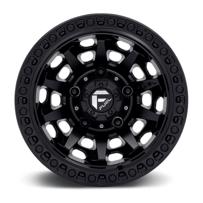 Fuel 1PC D694 COVERT 15x8 6x139.7 -19 Matte Black