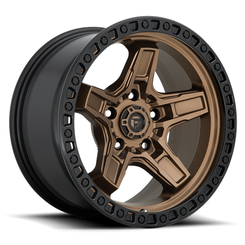 Fuel 1PC D699 KICKER 17x9 5x127 +1 Matte Bronze Black Bead Ring