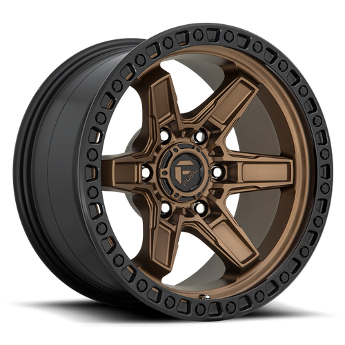 Fuel 1PC D699 KICKER 20x9 6x114.3 +20 Matte Bronze Black Bead Ring