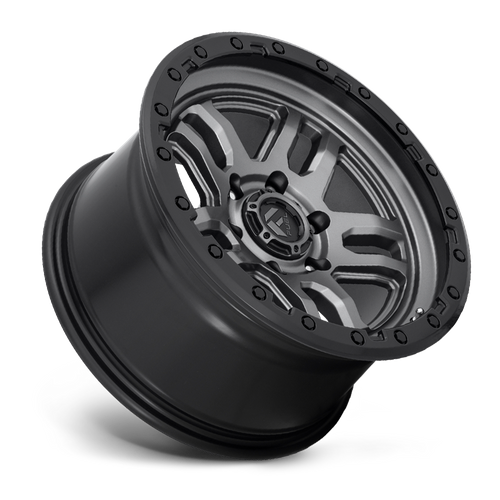 Fuel 1PC D701 AMMO 17x9 6x139.7 +1 Matte Gunmetal Black Bead Ring