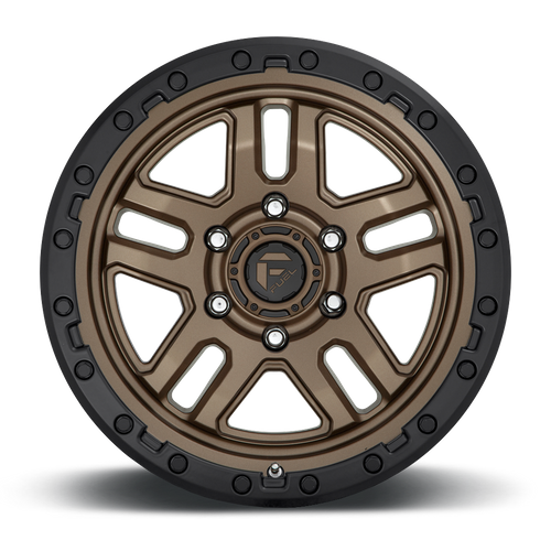 Fuel 1PC D702 AMMO 18x9 6x139.7 +1 Matte Bronze Black Bead Ring
