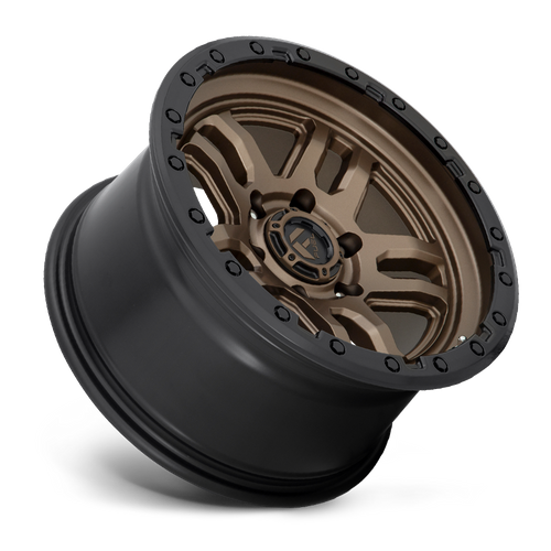 Fuel 1PC D702 AMMO 17x9 6x139.7 +1 Matte Bronze Black Bead Ring