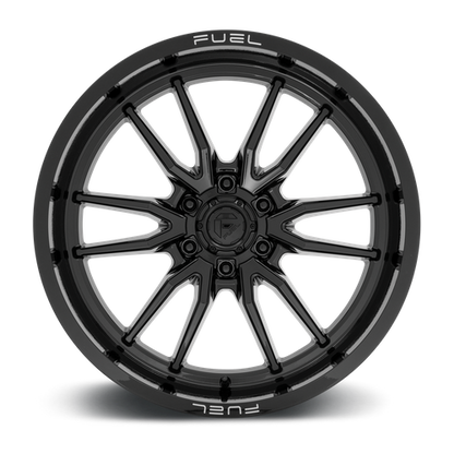 Fuel 1PC D760 CLASH 22x10 6x139.7 -18 Gloss Black