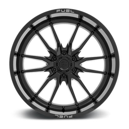 Fuel 1PC D760 CLASH 24x12 6x139.7 -44 Gloss Black