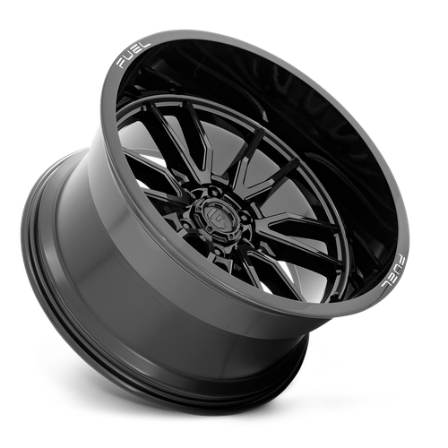 Fuel 1PC D760 CLASH 22x12 6x139.7 -44 Gloss Black