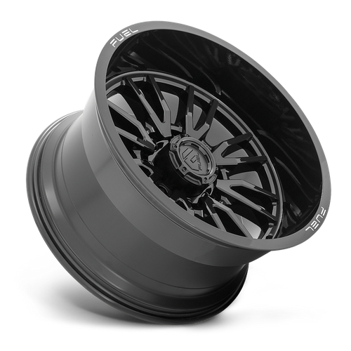 Fuel 1PC D760 CLASH 22x12 8x165.1 -44 Gloss Black
