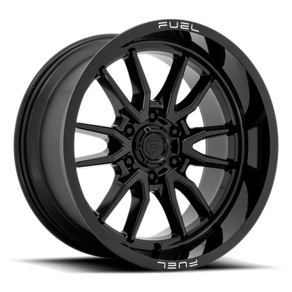 Fuel 1PC D760 CLASH 20x10 8x165.1 -18 Gloss Black