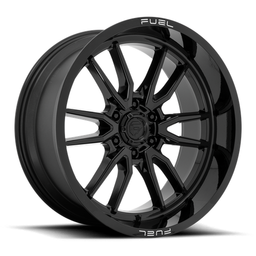 Fuel 1PC D760 CLASH 22x10 6x139.7 -18 Gloss Black