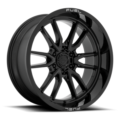 Fuel 1PC D760 CLASH 22x10 6x139.7 -18 Gloss Black