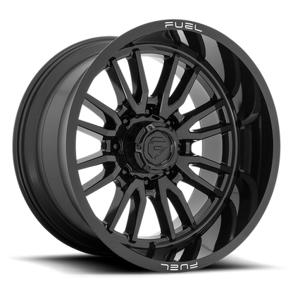 Fuel 1PC D760 CLASH 22x12 8x170 -44 Gloss Black