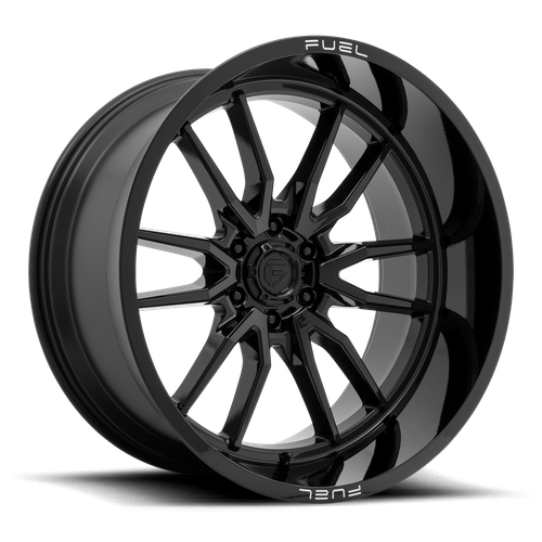 Fuel 1PC D760 CLASH 24x12 6x139.7 -44 Gloss Black
