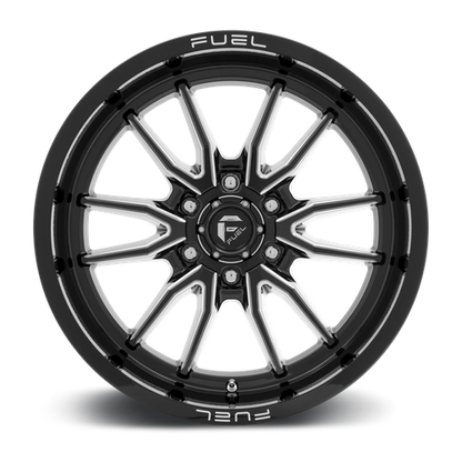 Fuel 1PC D761 CLASH 20x9 8x170 +1 Gloss Black Milled