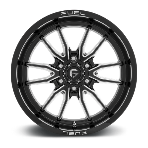 Fuel 1PC D761 CLASH 18x9 6x139.7 +1 Gloss Black Milled