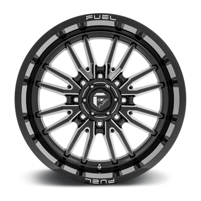 Fuel 1PC D761 CLASH 22x12 8x180 -44 Gloss Black Milled