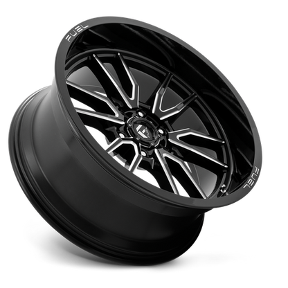 Fuel 1PC D761 CLASH 22x10 6x135 -18 Gloss Black Milled