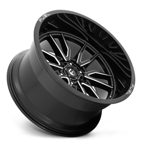 Fuel 1PC D761 CLASH 22x12 6x139.7 -44 Gloss Black Milled
