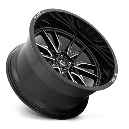 Fuel 1PC D761 CLASH 22x12 6x135 -44 Gloss Black Milled