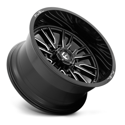 Fuel 1PC D761 CLASH 22x12 8x170 -44 Gloss Black Milled