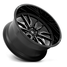 Fuel 1PC D761 CLASH 24x12 6x139.7 -44 Gloss Black Milled