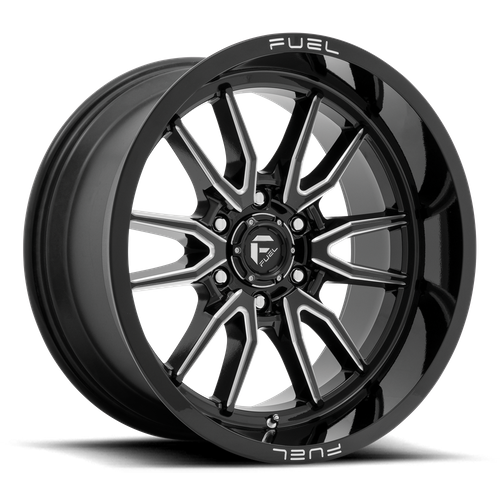Fuel 1PC D761 CLASH 18x9 6x135 -12 Gloss Black Milled