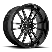 Fuel 1PC D761 CLASH 22x10 6x139.7 -18 Gloss Black Milled