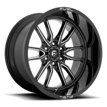 Fuel 1PC D761 CLASH 22x12 6x139.7 -44 Gloss Black Milled